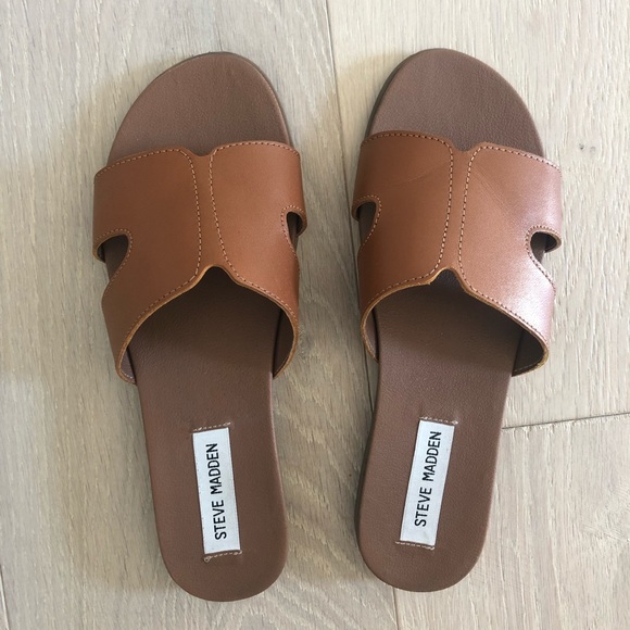 Steve Madden Hoku Leather Slide Sandal 